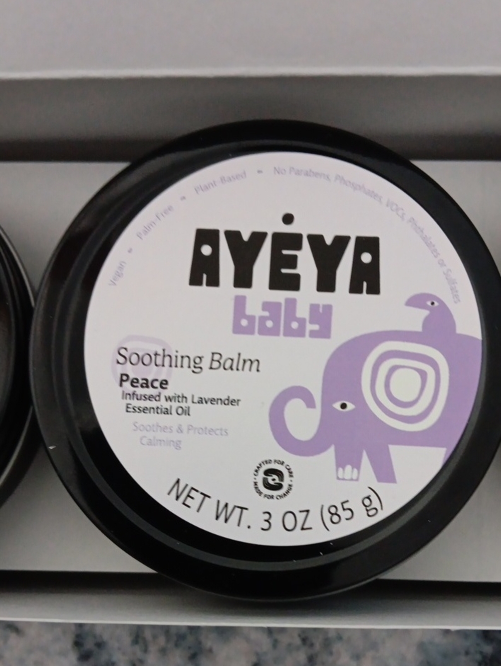 Ayeya Baby Soothing Balm Peace - Lavender Infused Essential Oils 6pk. 3oz Ea.